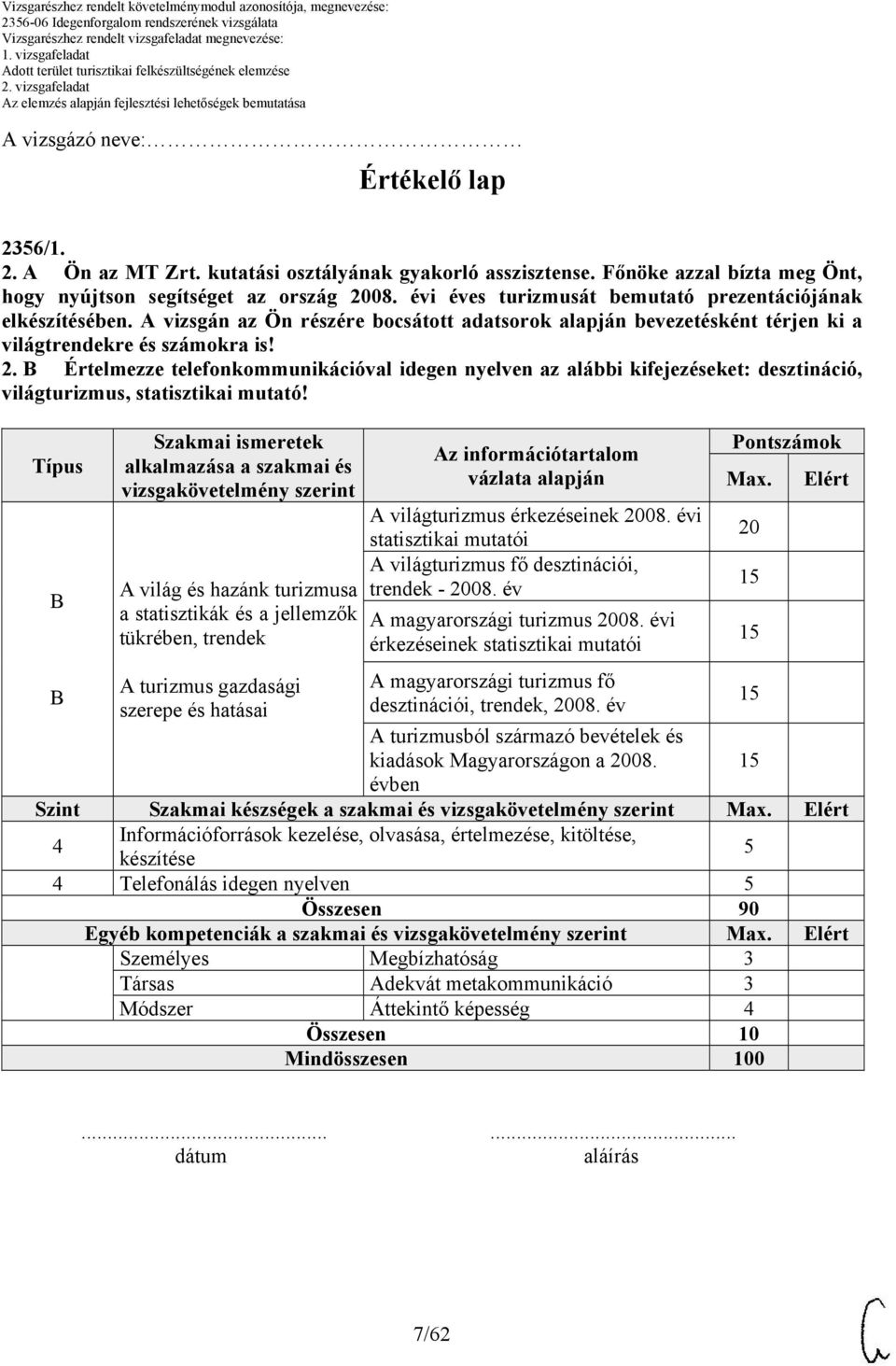 Értelmezze telefonkommunikációval idegen nyelven az alábbi kifejezéseket: desztináció, világturizmus, statisztikai mutató!