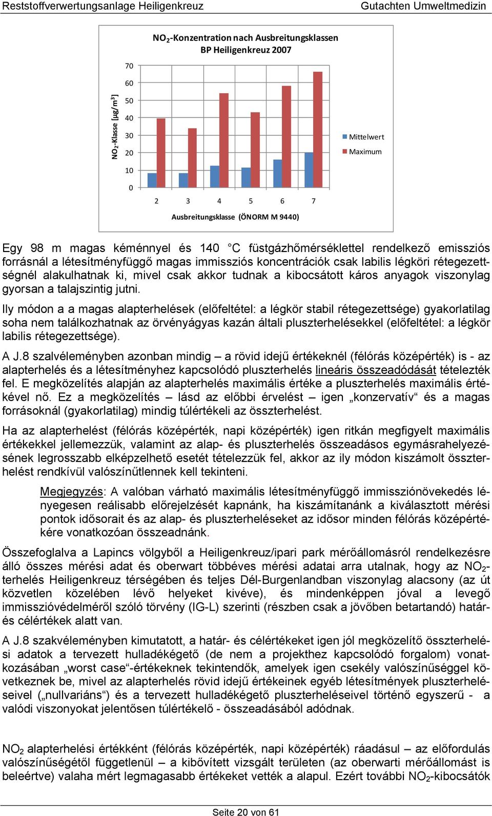 kibocsátott káros anyagok viszonylag gyorsan a talajszintig jutni.