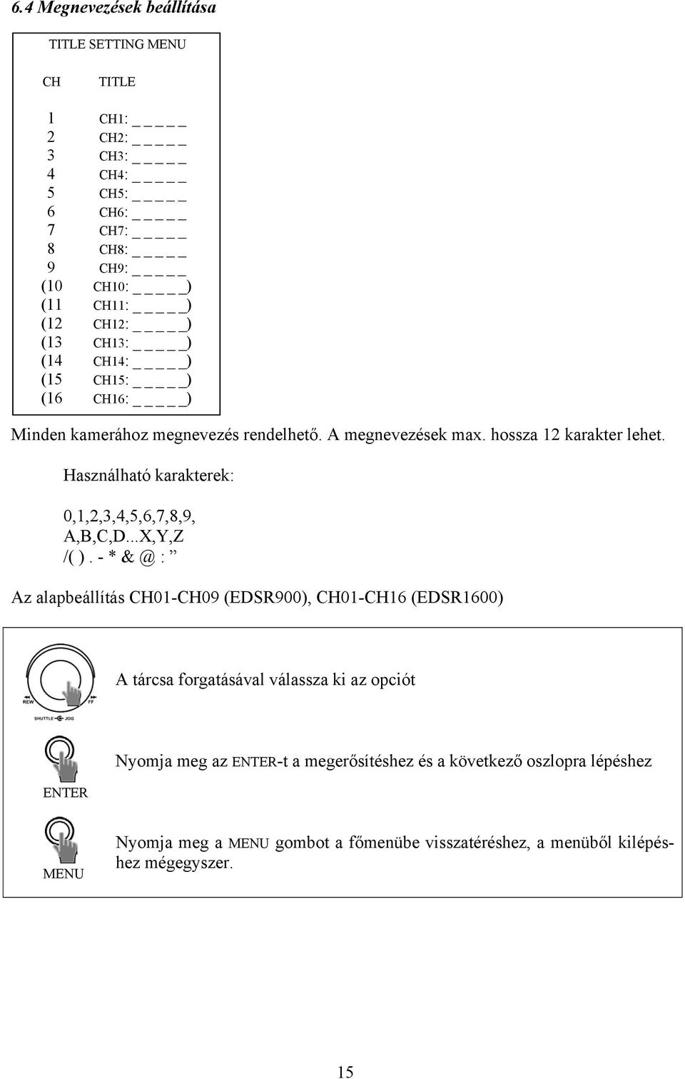 Használható karakterek: 0,1,2,3,4,5,6,7,8,9, A,B,C,D...X,Y,Z /( ).