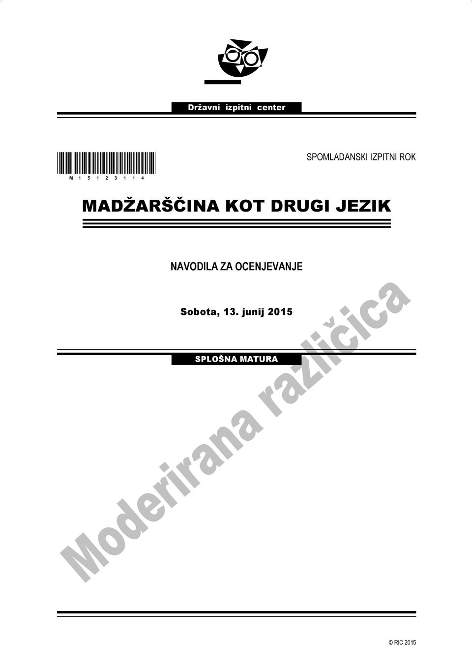 DRUG JEZK NAVODLA ZA OCENJEVANJE