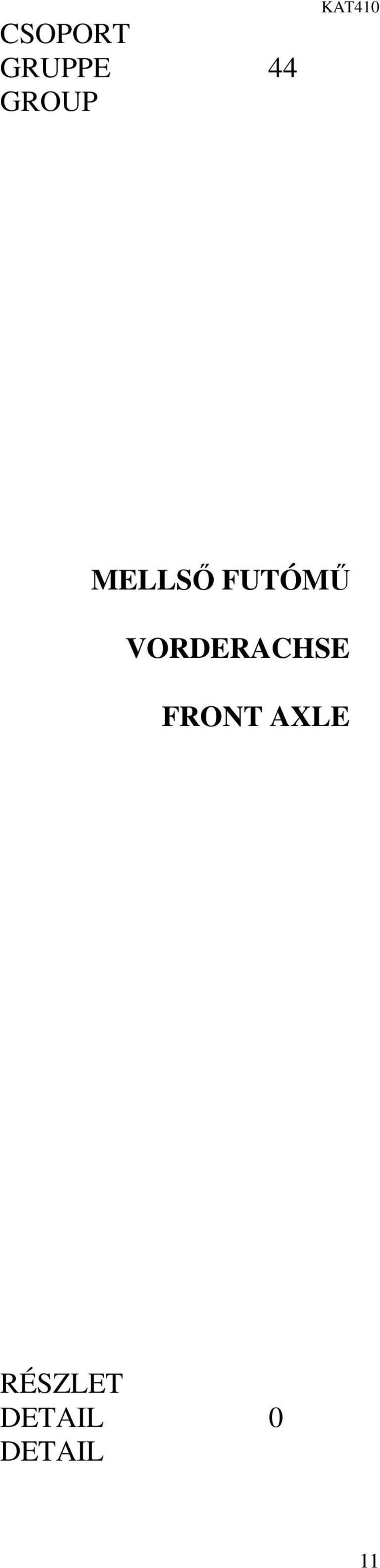 VORDERACHSE FRONT