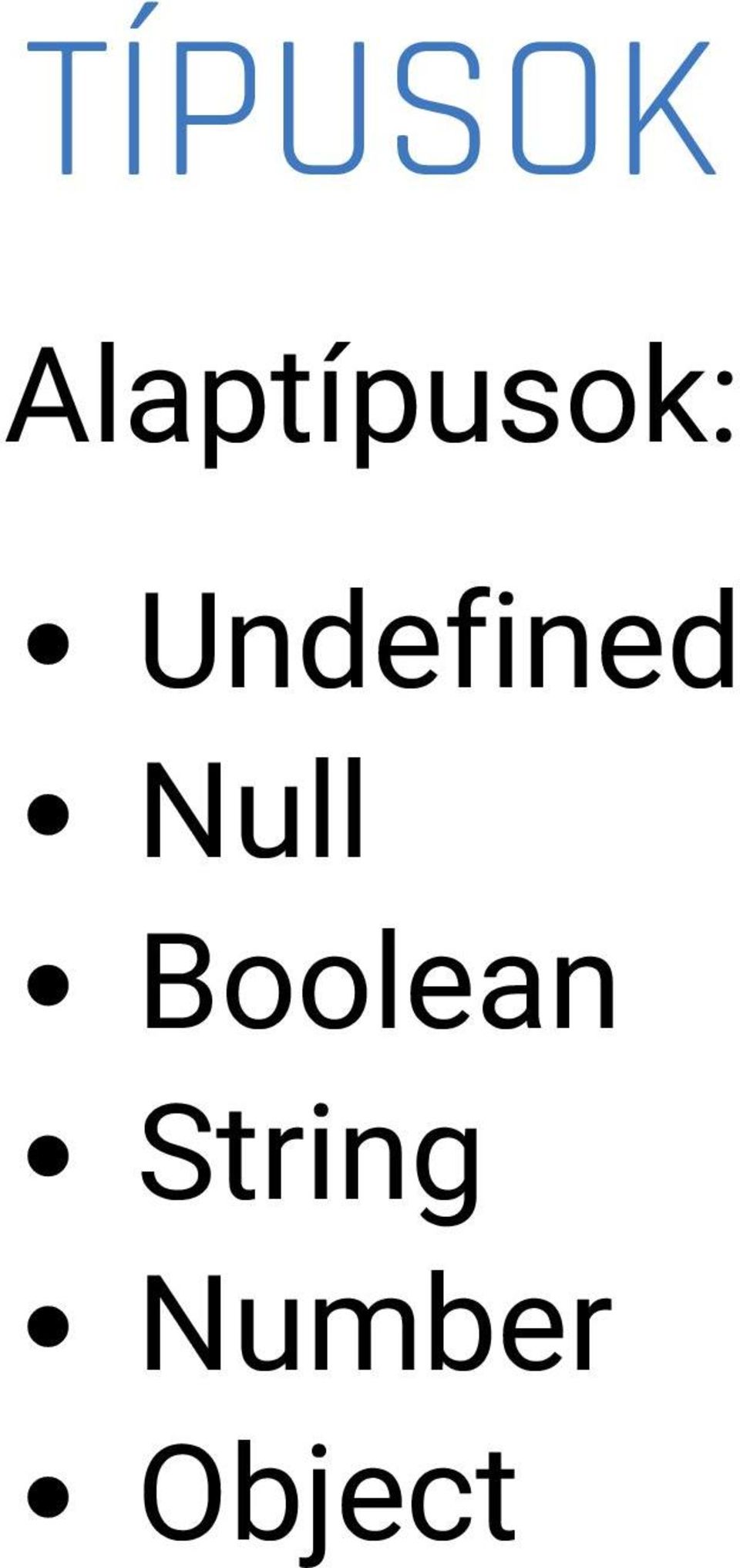 Undefined Null
