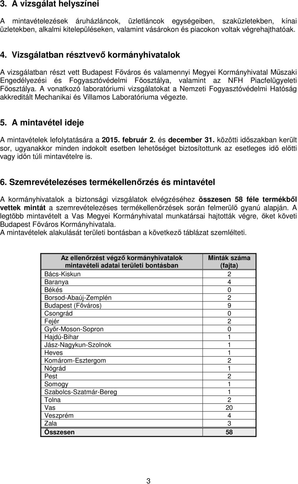 Piacfelügyeleti Főosztálya. A vonatkozó laboratóriumi vizsgálatokat a Nemzeti Fogyasztóvédelmi Hatóság akkreditált Mechanikai és Villamos Laboratóriuma végezte. 5.