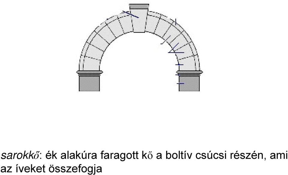 boltív csúcsi