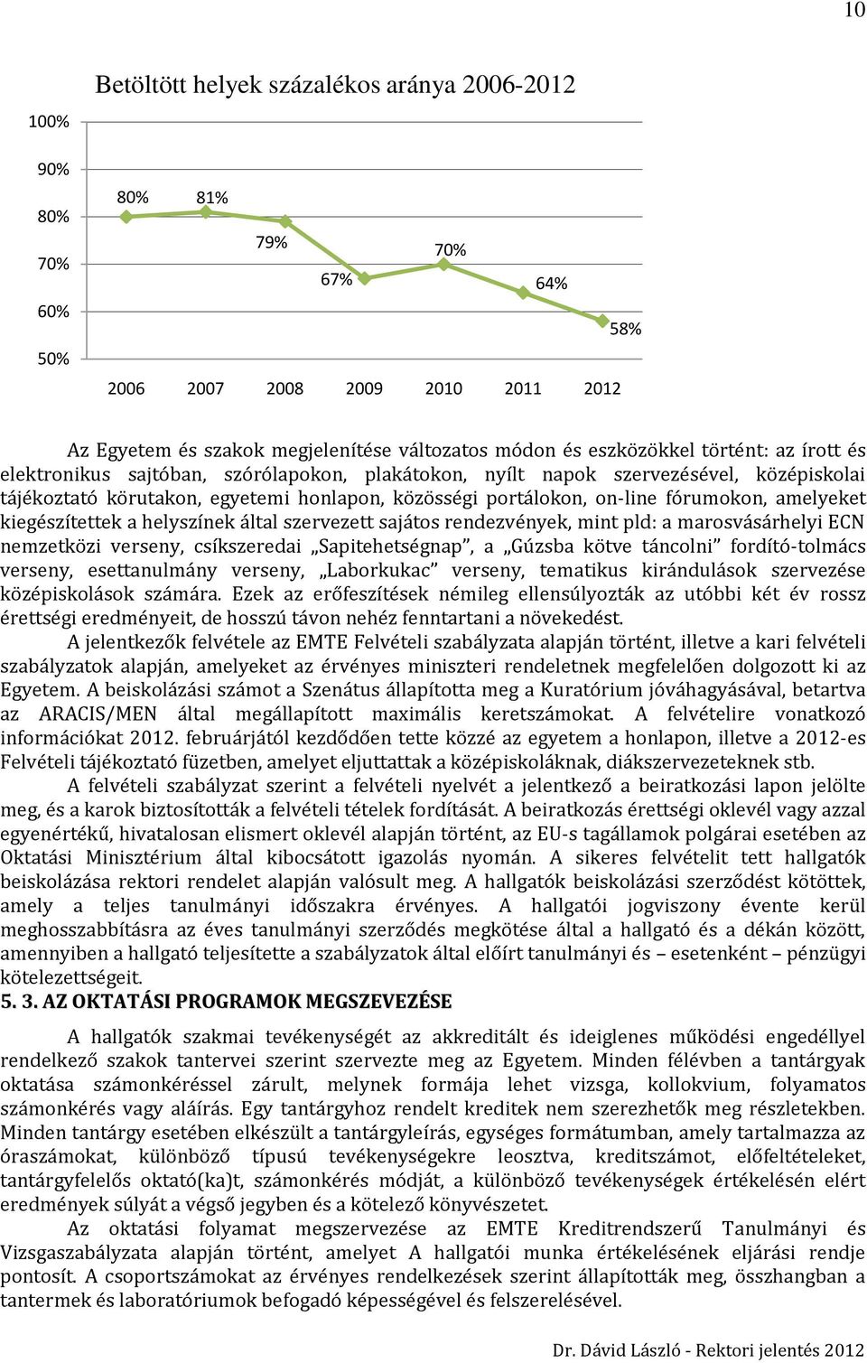 fórumokon, amelyeket kiegészítettek a helyszínek által szervezett sajátos rendezvények, mint pld: a marosvásárhelyi ECN nemzetközi verseny, csíkszeredai Sapitehetségnap, a Gúzsba kötve táncolni