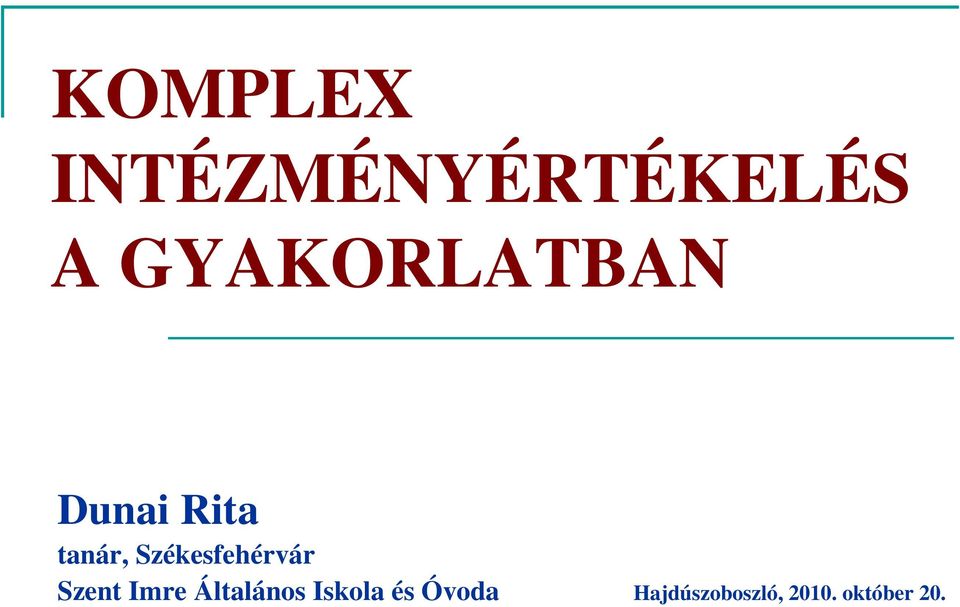 Székesfehérvár Szent Imre Általáns