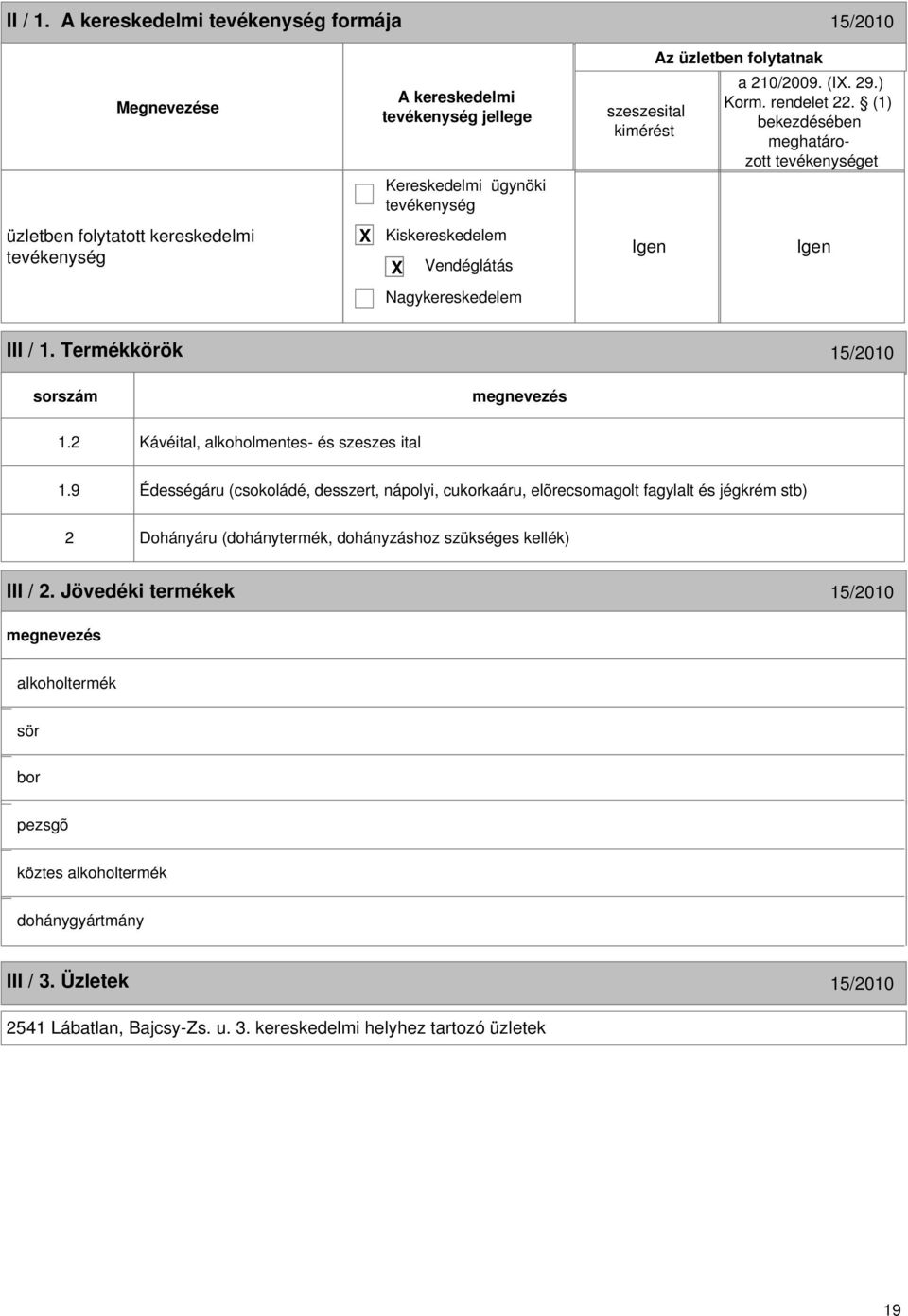 2 Kávéital, alkoholmentes- és szeszes ital 1.