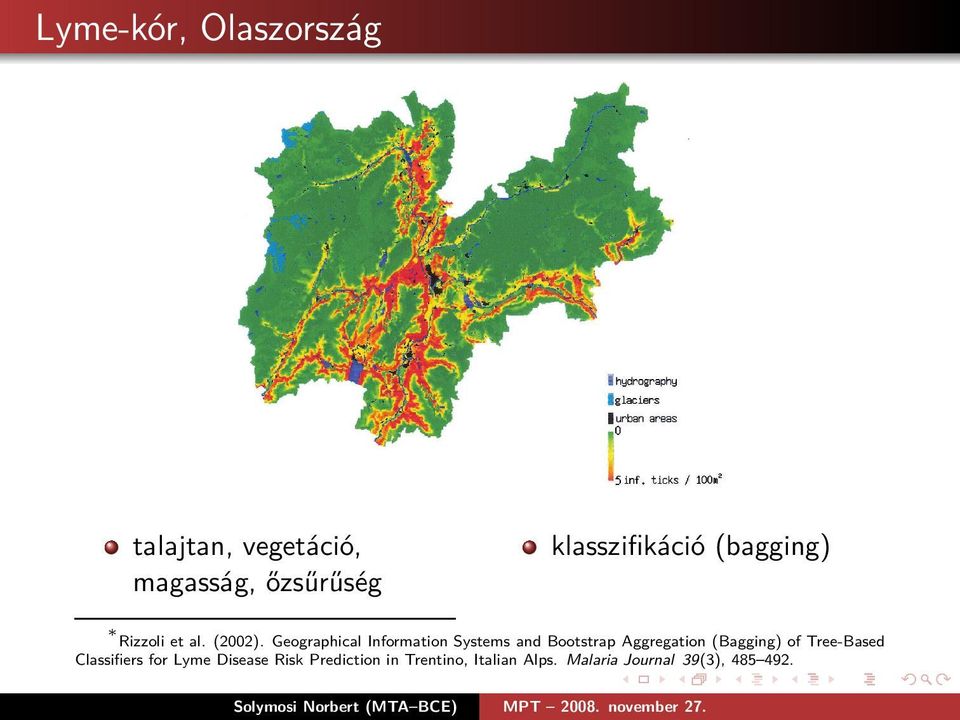 Geographical Information Systems and Bootstrap Aggregation (Bagging) of