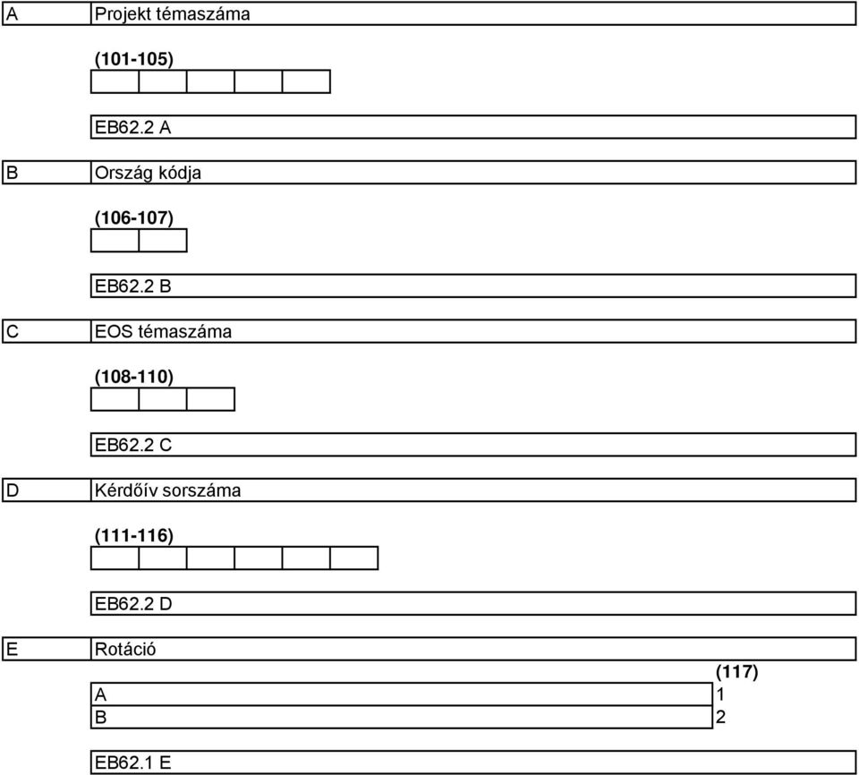 2 B C EOS témaszáma (108-110) EB62.
