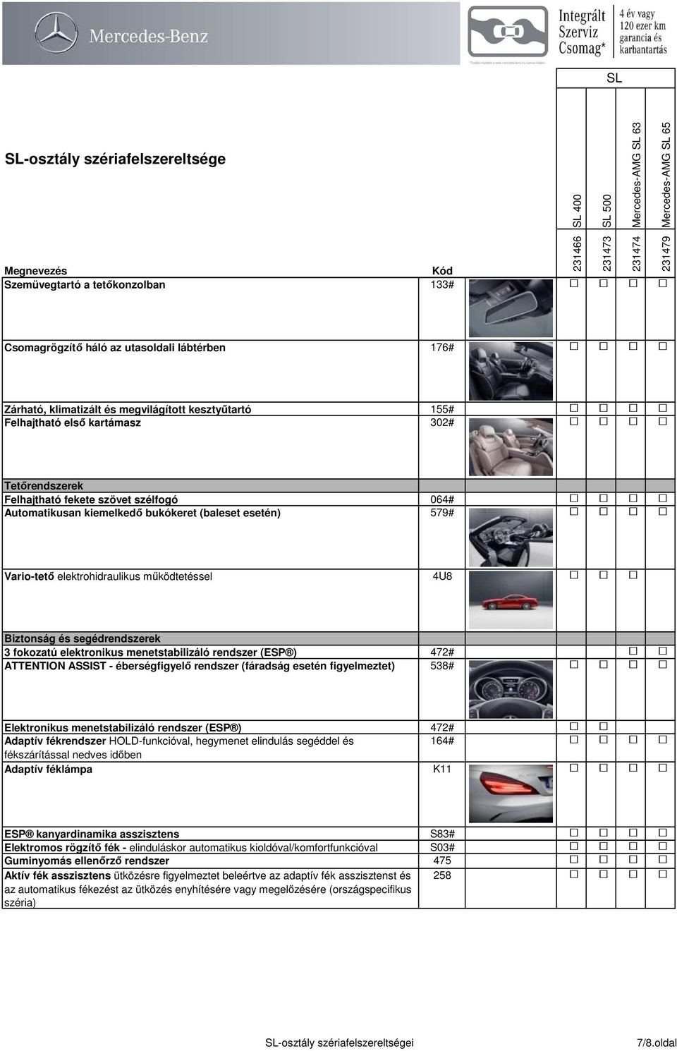 menetstabilizáló rendszer (ESP ) 472# ATTENTION ASSIST - éberségfigyelő rendszer (fáradság esetén figyelmeztet) 538# Elektronikus menetstabilizáló rendszer (ESP ) 472# Adaptív fékrendszer