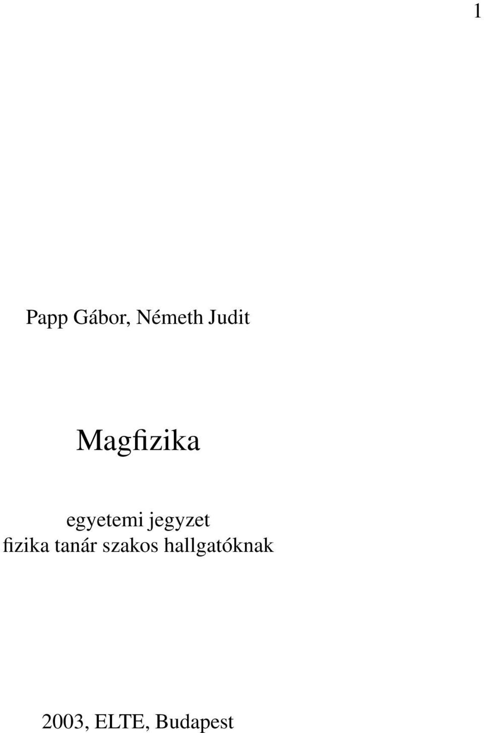 fizika tanár szakos