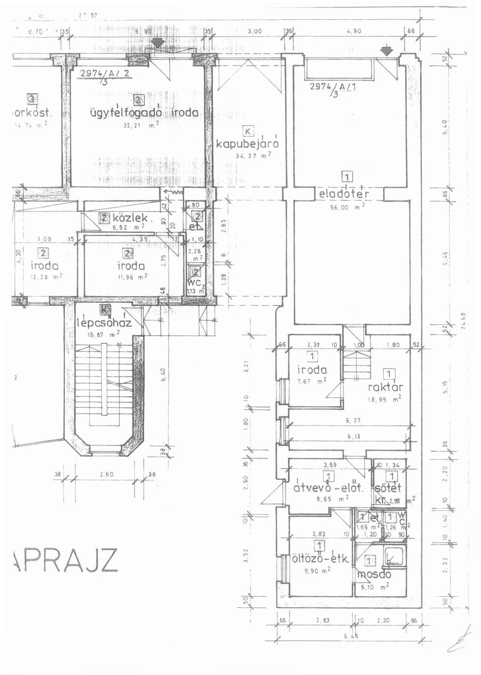 ...l ;' J--1--.4 JI' 2. 37 10 i r oda 7, 67 m 2,L l, BO 52 ;', O=J '!!! raktor 18. 95 m 2 ir> o "', \,! I... I... 5. 27, 5. \3 \PRAJZ I I 3e o \1\ '" I /, IL-.- _ 6_ '" uo 1.