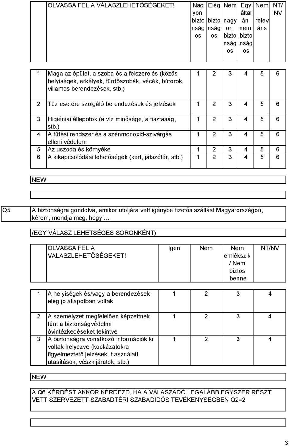 ) A fűtési rendszer és a szénmonoxid-szivárgás elleni védelem Az uszoda és környéke A kikapcsolódási lehetőségek (kert, játszótér, stb.