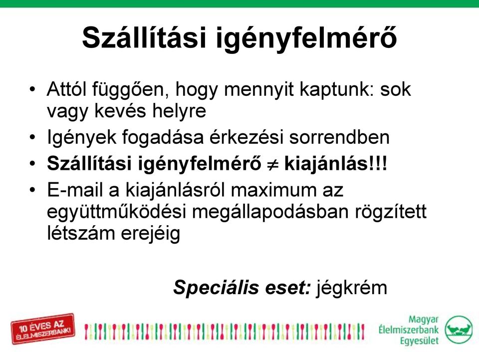 igényfelmérő kiajánlás!