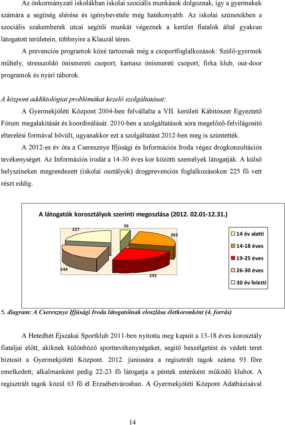 A prevenciós programok közé tartoznak még a csoportfoglalkozások: Szülő-gyermek műhely, stresszoldó önismereti csoport, kamasz önismereti csoport, firka klub, out-door programok és nyári táborok.