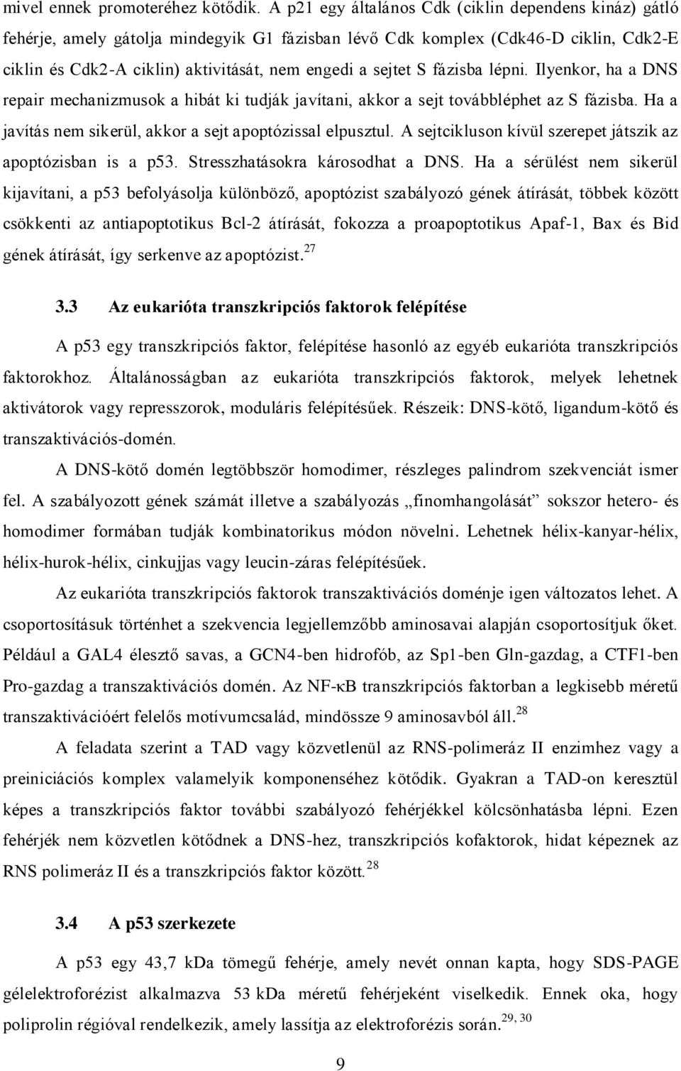 S fázisba lépni. Ilyenkor, ha a DNS repair mechanizmusok a hibát ki tudják javítani, akkor a sejt továbbléphet az S fázisba. Ha a javítás nem sikerül, akkor a sejt apoptózissal elpusztul.