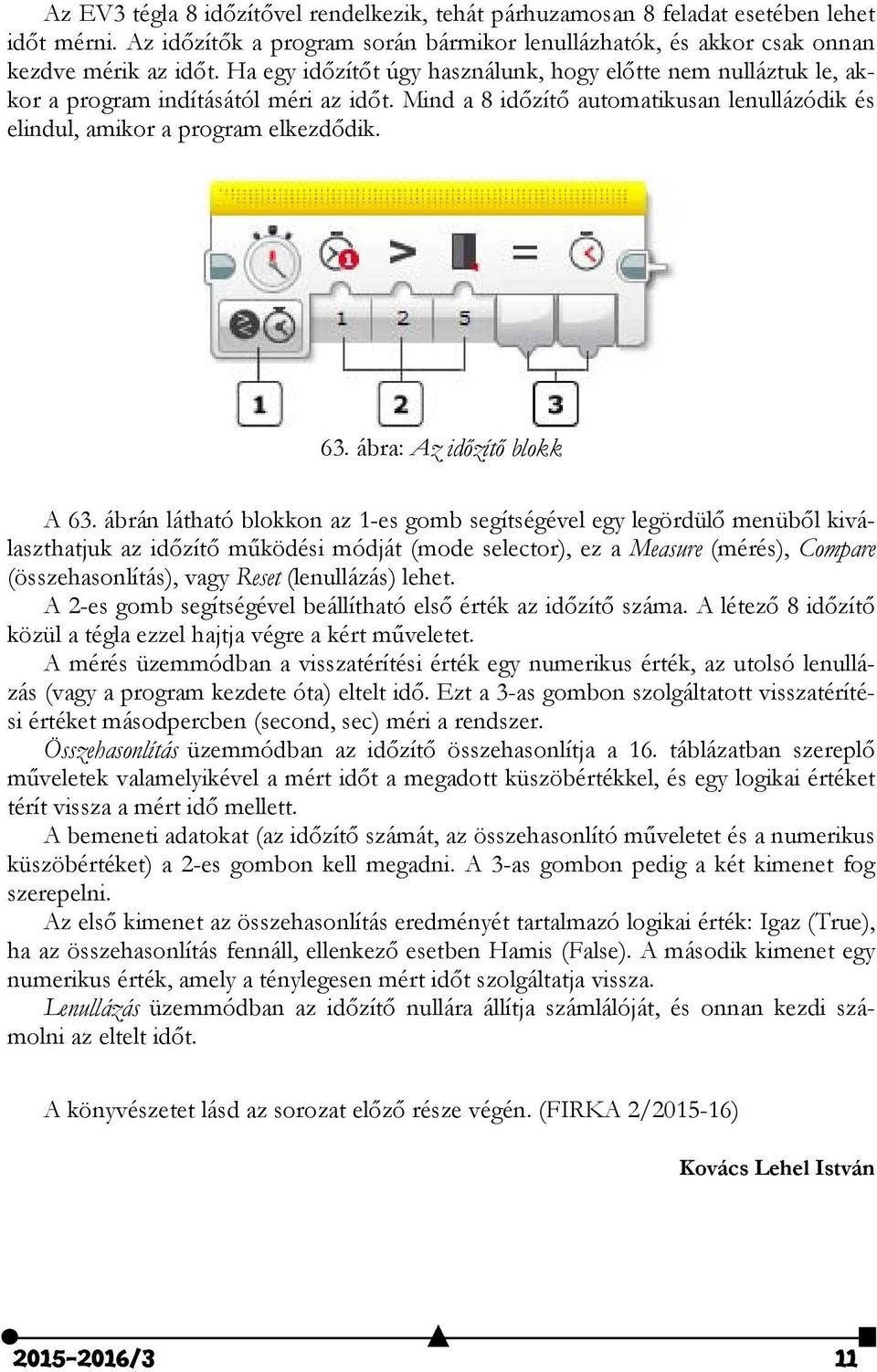 ábra: Az időzítő blokk A 63.