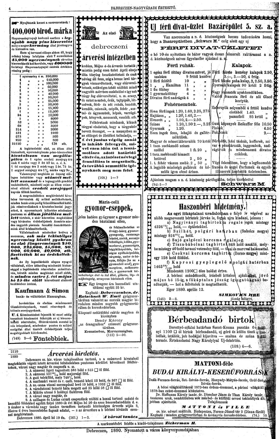 yereméy á m. 250,000 50,000 00,000 60,000 50,000 2 40,000 3 30,000 5 a 25,000 2 20,000 J) 2 5,000 2,000 24 ti 0,000 5» 8000 52»» 5000 68 3000 24 2000 53» 000 673 ti 500 950 300 2550 it 38 stb.