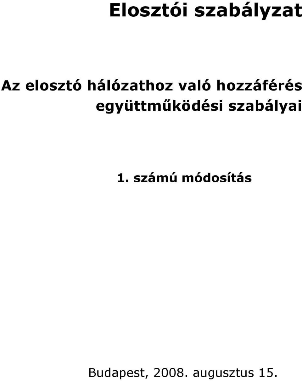 együttmőködési szabályai 1.