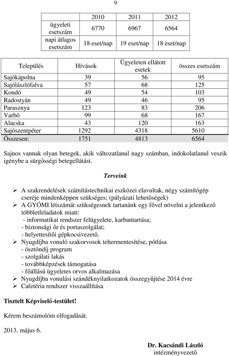 betegek, akik változatlanul nagy számban, indokolatlanul veszik igénybe a sürgısségi betegellátást.