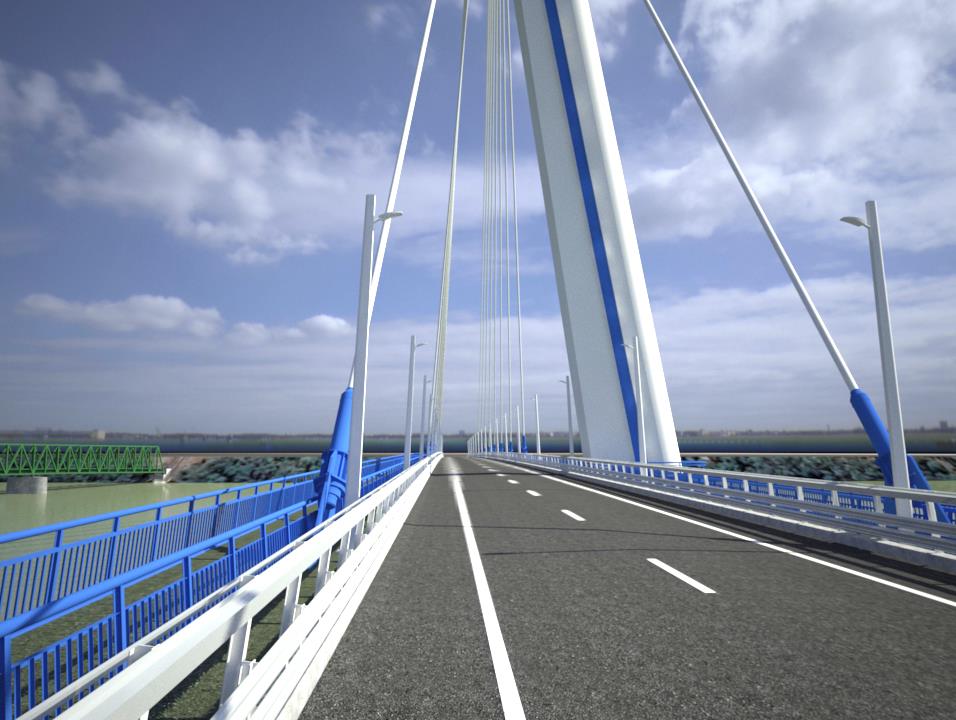 Új Duna-híd Komárom és Komarno (Révkomárom) között Szerződéskötés 2016 december Kivitelezés 2017 év eleje