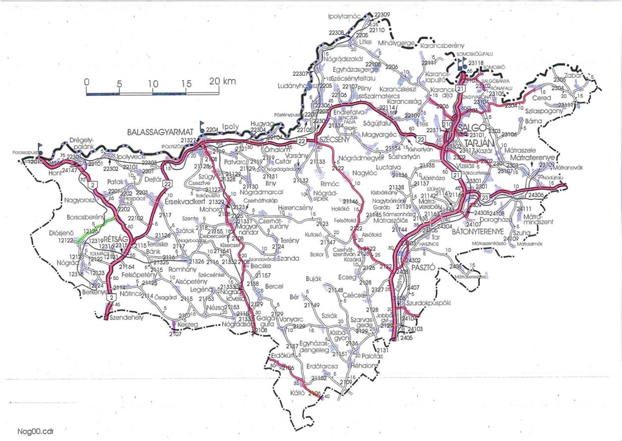 km 944 km Állomáshoz vezető út 1% Elsőrendű főút