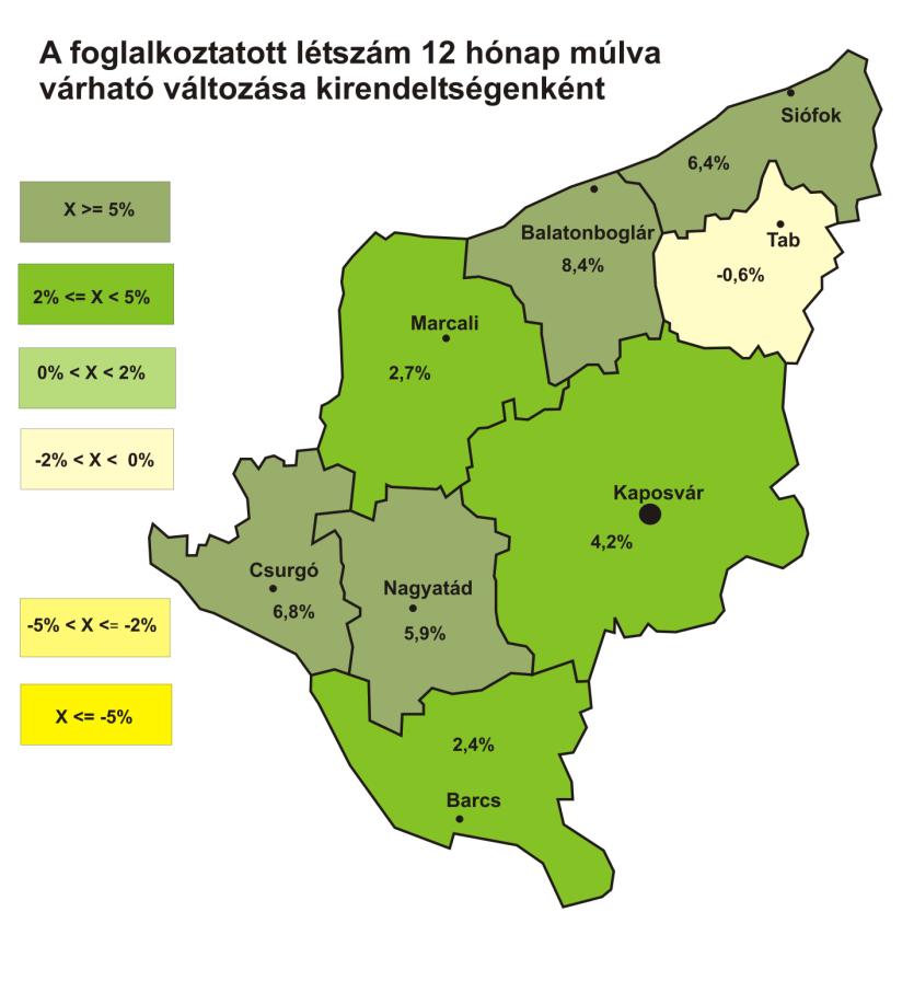 Munkaügyi Központ A negyedéves munkaerő-gazdálkodási felmérés eredményei Somogy megyében 7400 Kaposvár, Fő u. 37-39.