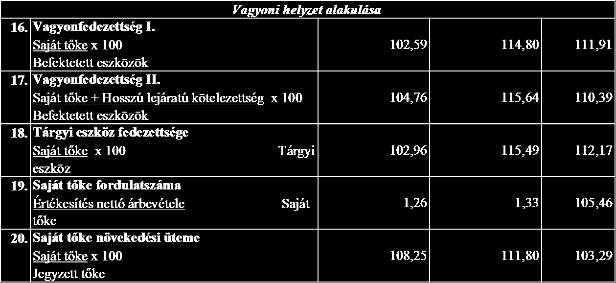 Fontos tényezőként kell említeni, hogy 2011-től nem rendelkezik saját lerakóval Társaságunk, így a lerakási díjként kifizetendő összegek drasztikusan megemelték a költségeket, ami az eredményre