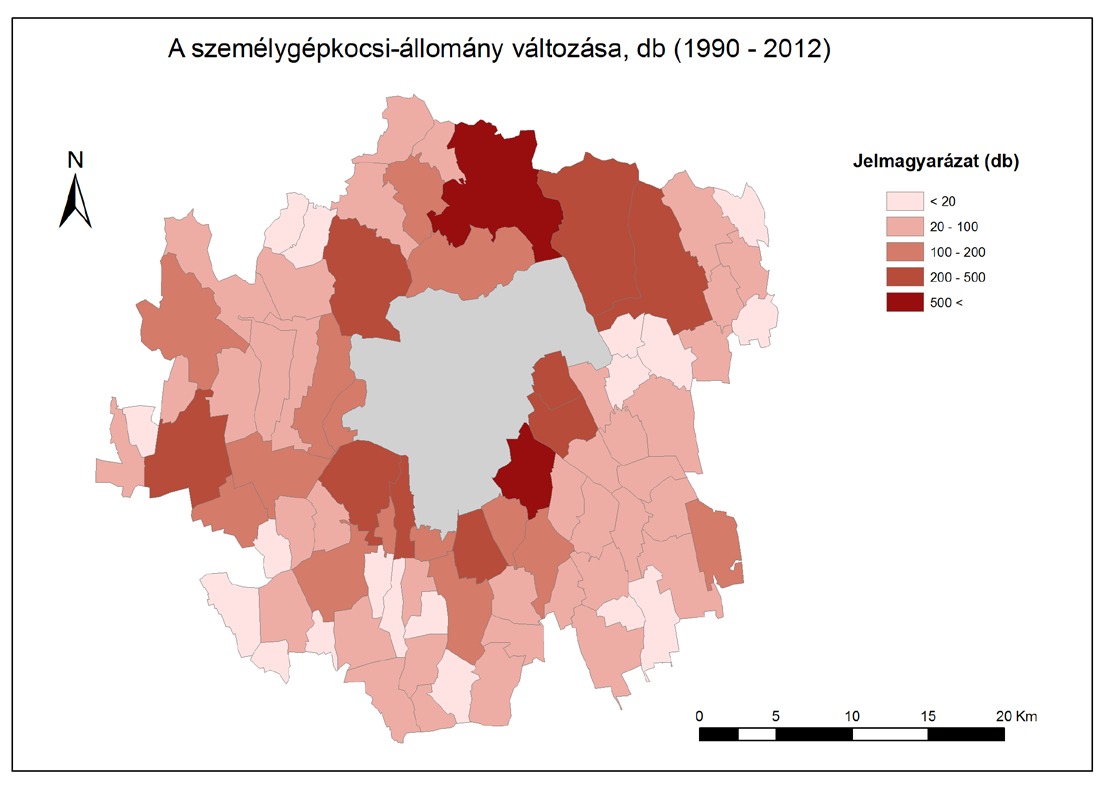 többsége legalább egy személygépkocsival rendelkezik, s azt rendszeresen használja is.