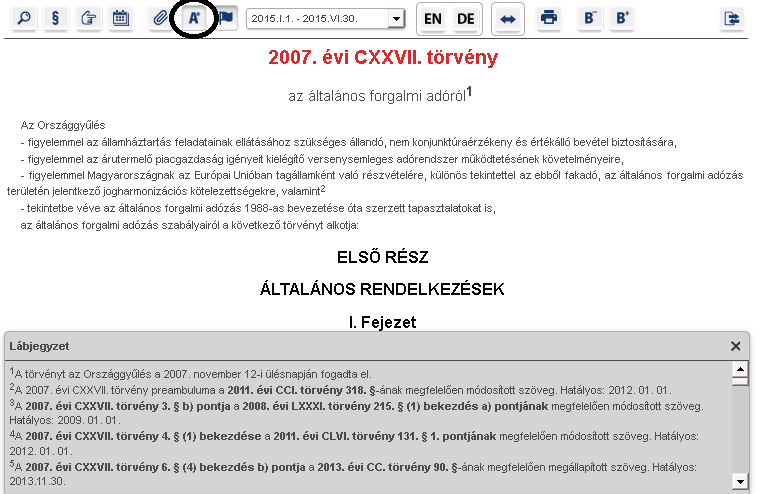 - másrészt a már megnyitott dokumentumban a ikon segítségével.