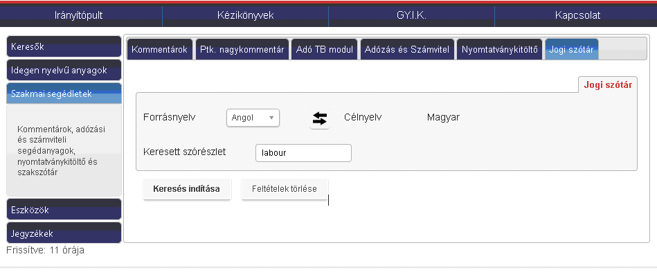 Értelemszerűen a változással érintett adat előtt található mezőbe egy pipát kell helyezni, így fogja a program automatikusan feltüntetni a szükséges adatokat a nyomtatványban.