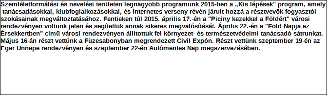 1. Szervezet azonosító adatai 1.1 Név 1.2 Székhely Irányítószám: 3 3 0 0 Település: Eger Közterület neve: Bajcsy Zsilinszky Közterület jellege: utca Házszám: Lépcsőház: Emelet: Ajtó: 9 1.