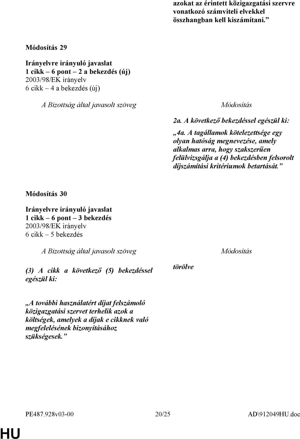 A tagállamok kötelezettsége egy olyan hatóság megnevezése, amely alkalmas arra, hogy szakszerűen felülvizsgálja a (4) bekezdésben felsorolt díjszámítási kritériumok