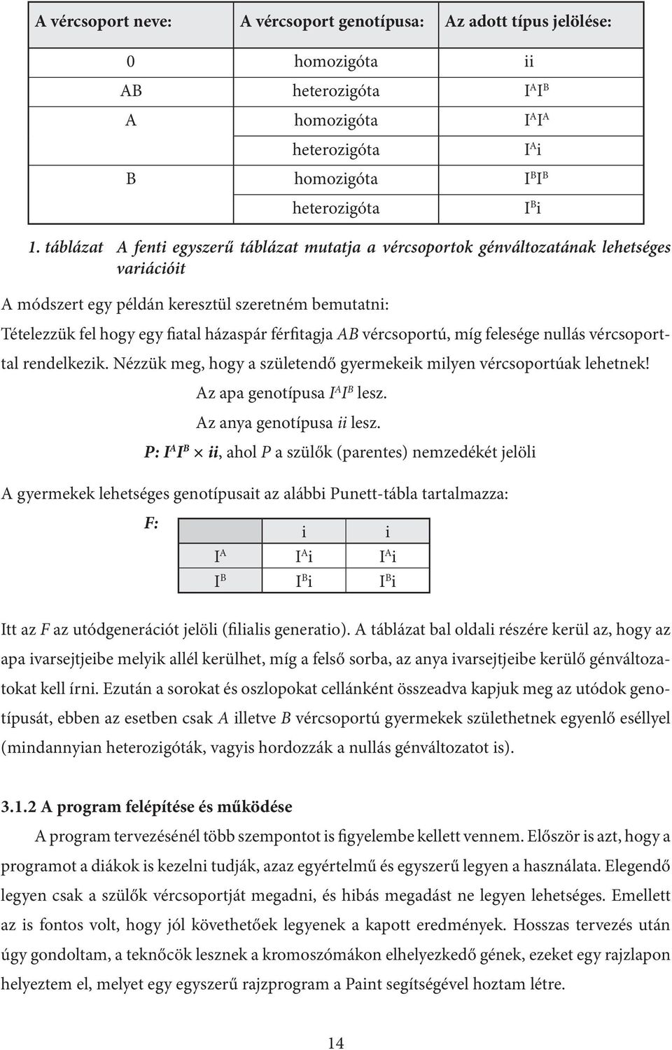 AB vércsoportú, míg felesége nullás vércsoporttal rendelkezik. Nézzük meg, hogy a születendő gyermekeik milyen vércsoportúak lehetnek! Az apa genotípusa I A I B lesz. Az anya genotípusa ii lesz.