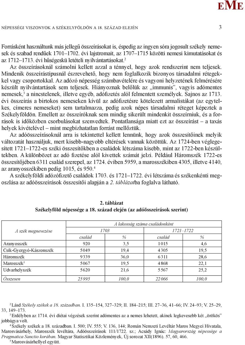 2 Az összeírásoknál számolni kellett azzal a ténnyel, hogy azok rendszerint nem teljesek. indenik összeírástípusnál észrevehető, hogy nem foglalkozik bizonyos társadalmi rétegekkel vagy csoportokkal.