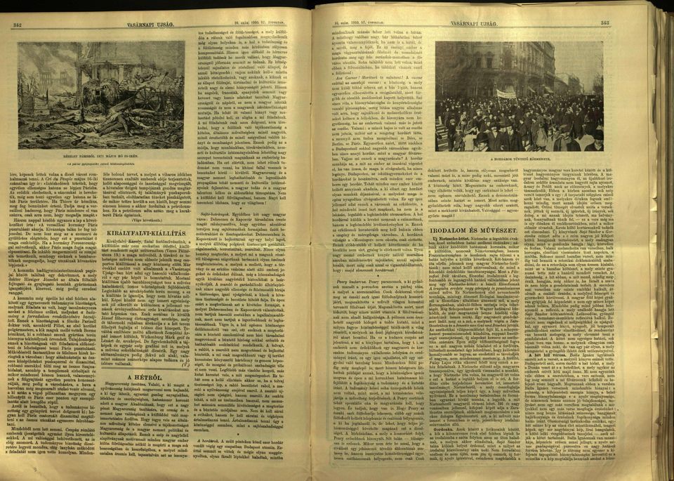 Az erődök eeshetnek, sánczokt is bevebetik, még sem teszi egyeten egy kton se á bát Pris terüetére. H Thiers úr kémikus, meg fog bennünket érteni.