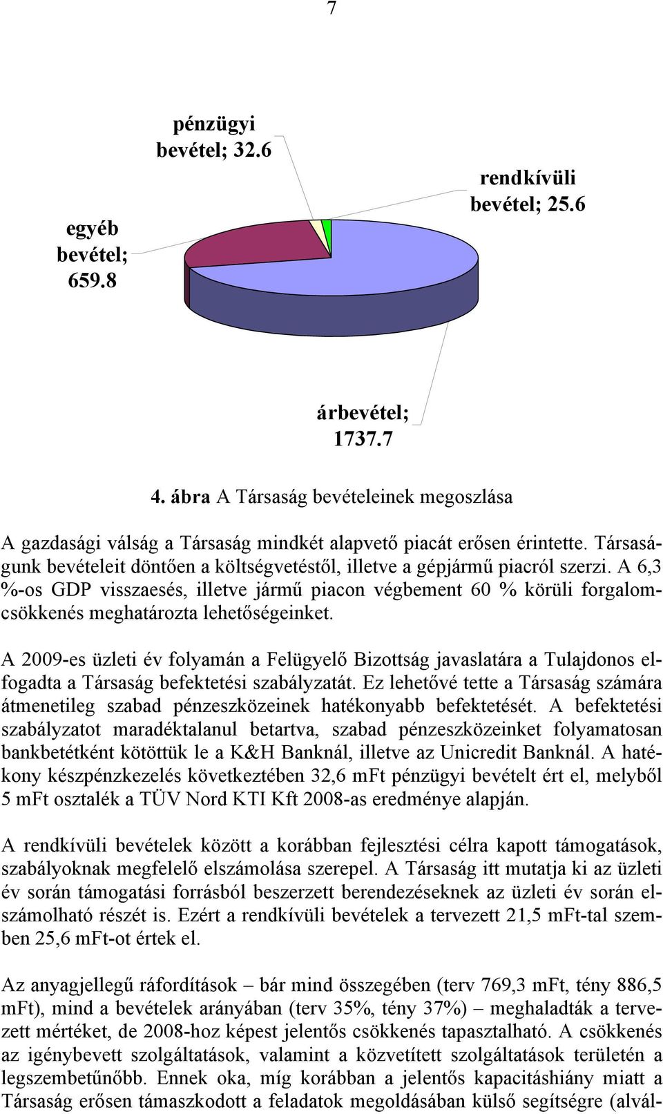 A 6,3 %-os GDP visszaesés, illetve jármű piacon végbement 60 % körüli forgalomcsökkenés meghatározta lehetőségeinket.