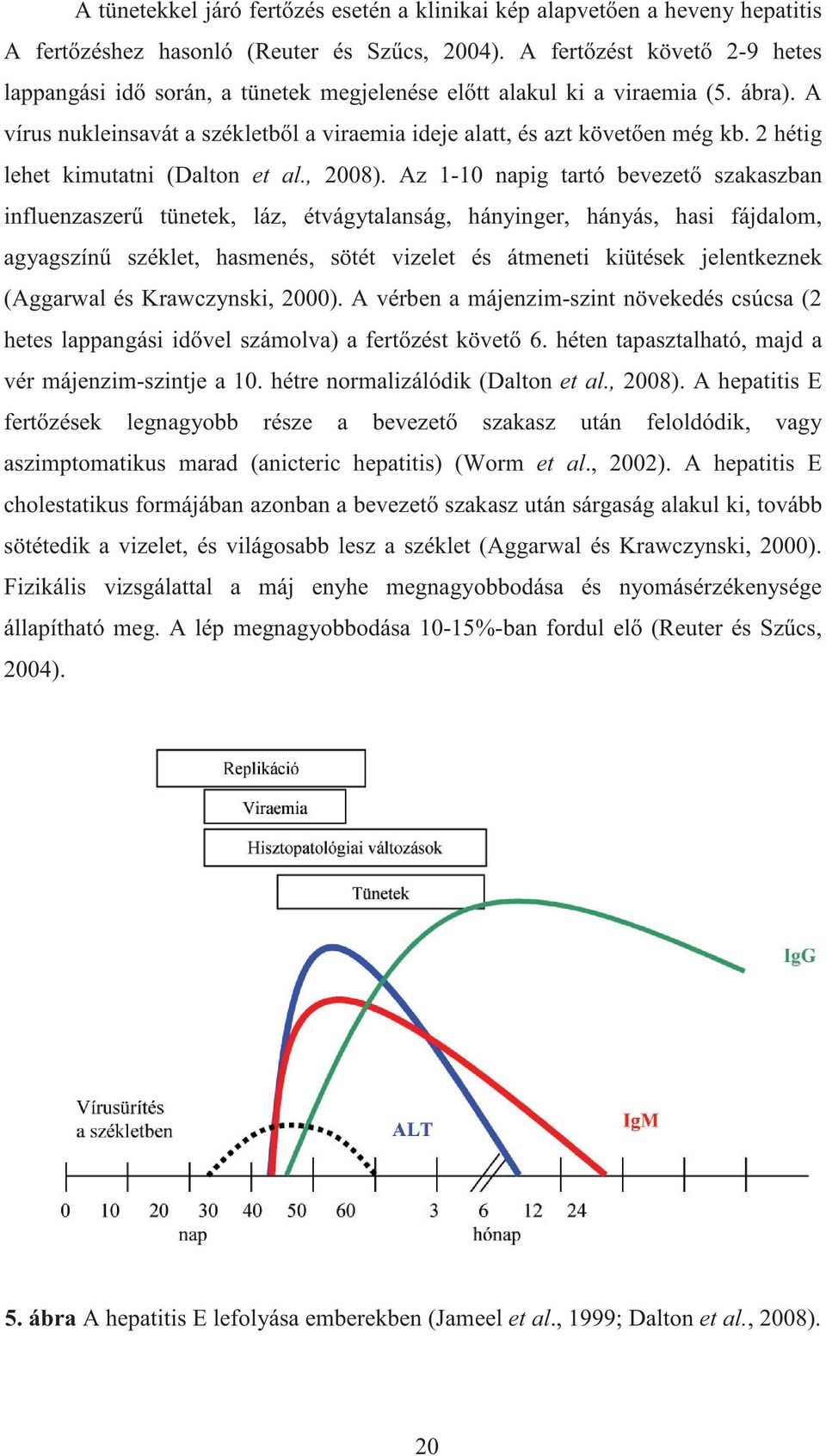 2 hétig lehet kimutatni (Dalton et al., 2008).