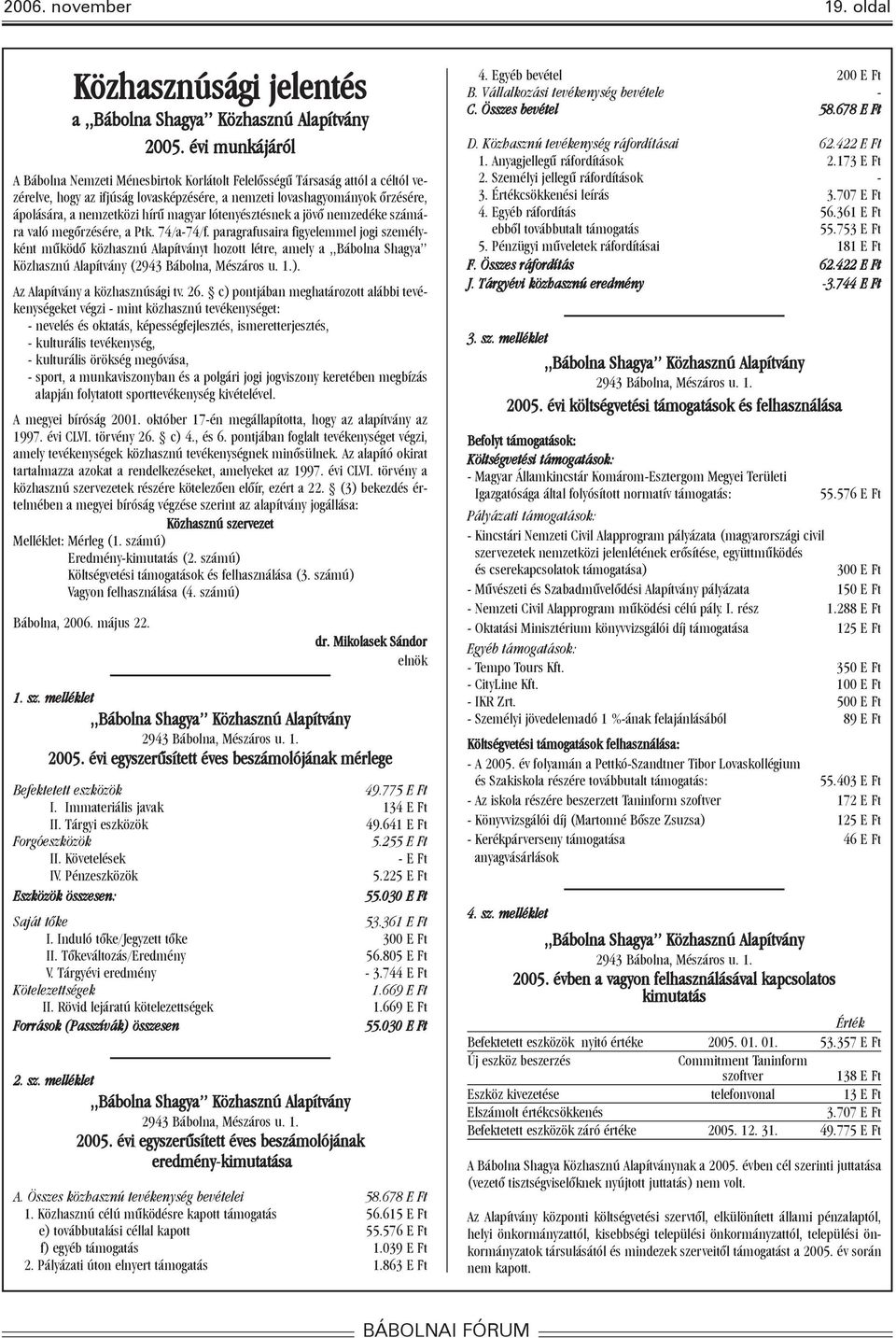 magyar lótenyésztésnek a jövõ nemzedéke számára való megõrzésére, a Ptk. 74/a-74/f.