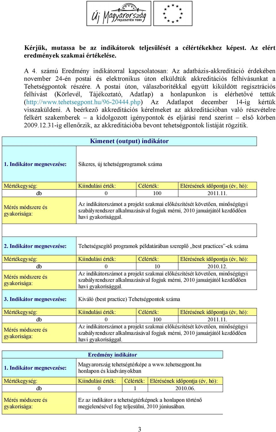 A postai úton, válaszborítékkal együtt kiküldött regisztrációs felhívást (Körlevél, Tájékoztató, Adatlap) a honlapunkon is elérhetővé tettük (http://www.tehetsegpont.hu/96-20444.