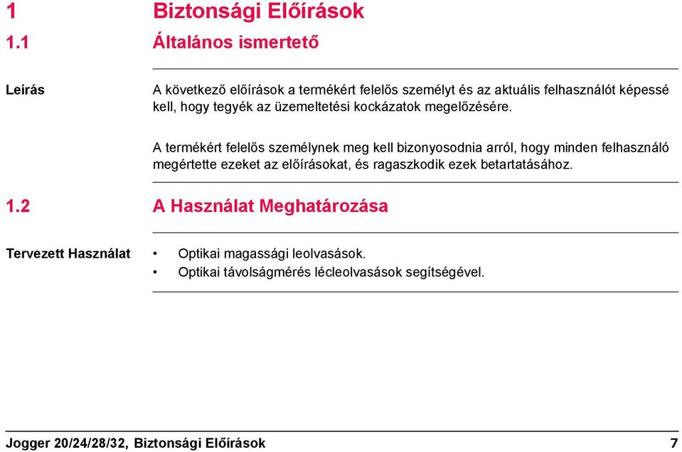 tegyék az üzemeltetési kockázatok megelőzésére.