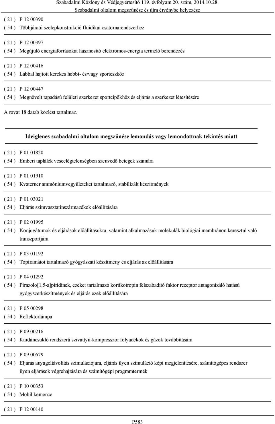 közlést tartalmaz.