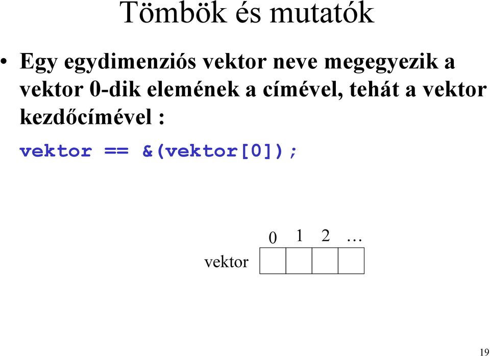 eleméneka címével, teháta vektor