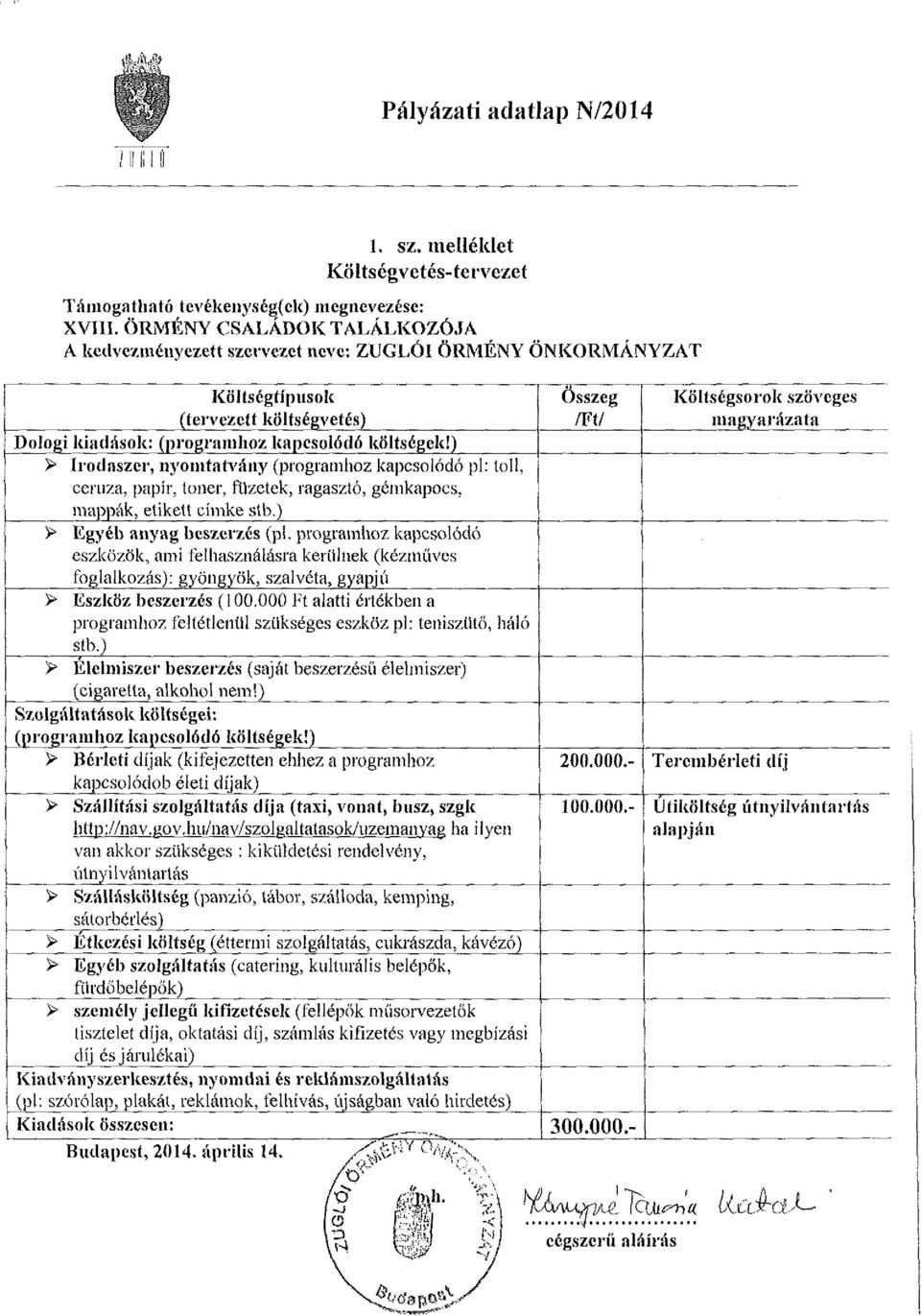 ) > Irodaszer, nyomtatvány (programhoz kapcsolódó pl: toll, ceruza, papír, toner, füzetek, ragasztó, gémkapocs, mappák, etikett címke stb.) P Egyéb anyag beszerzés (pl.