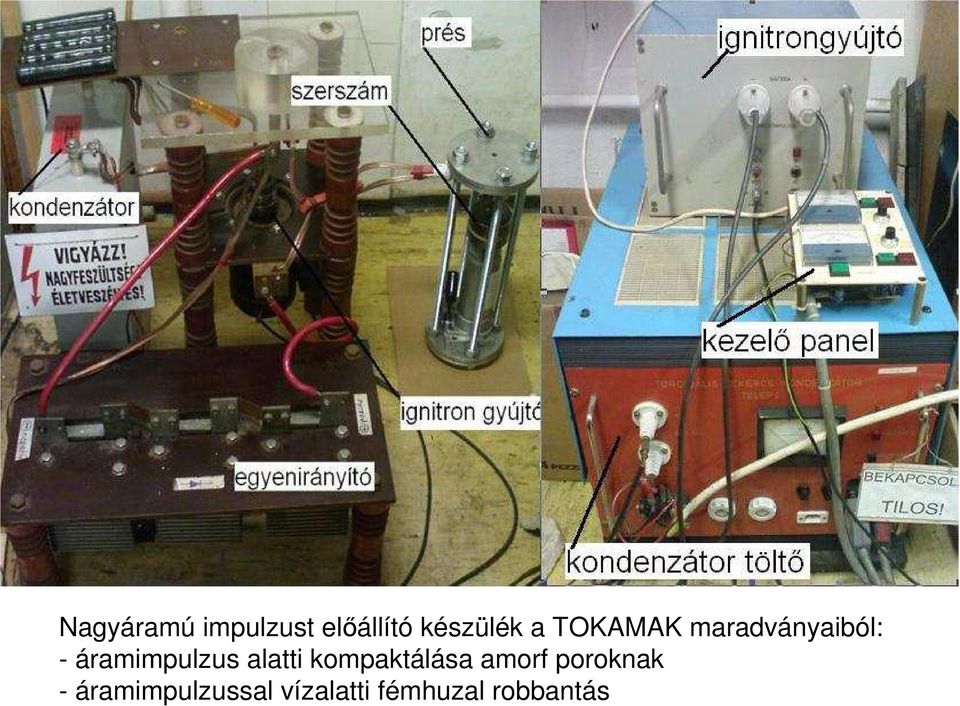 alatti kompaktálása amorf poroknak -