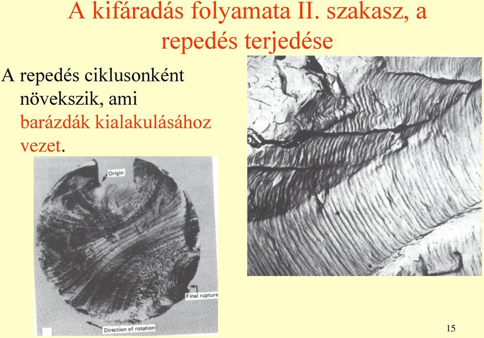 ciklusonként növekszik, ami