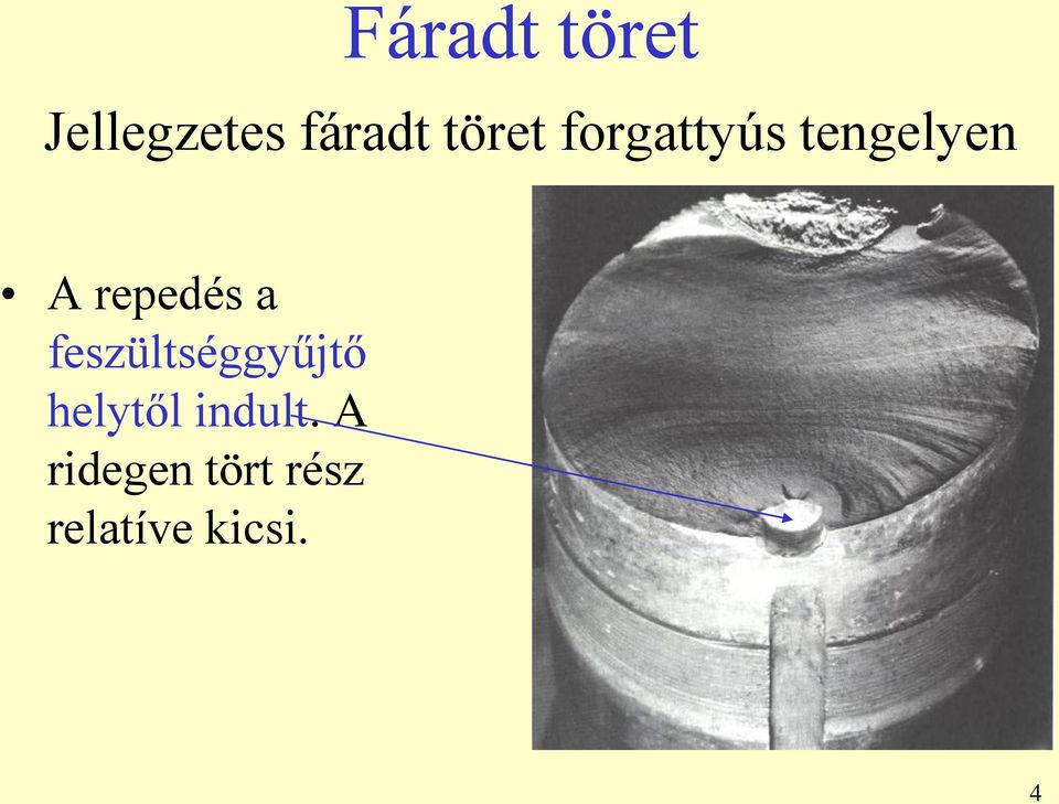 repedés a feszültséggyűjtő helytől