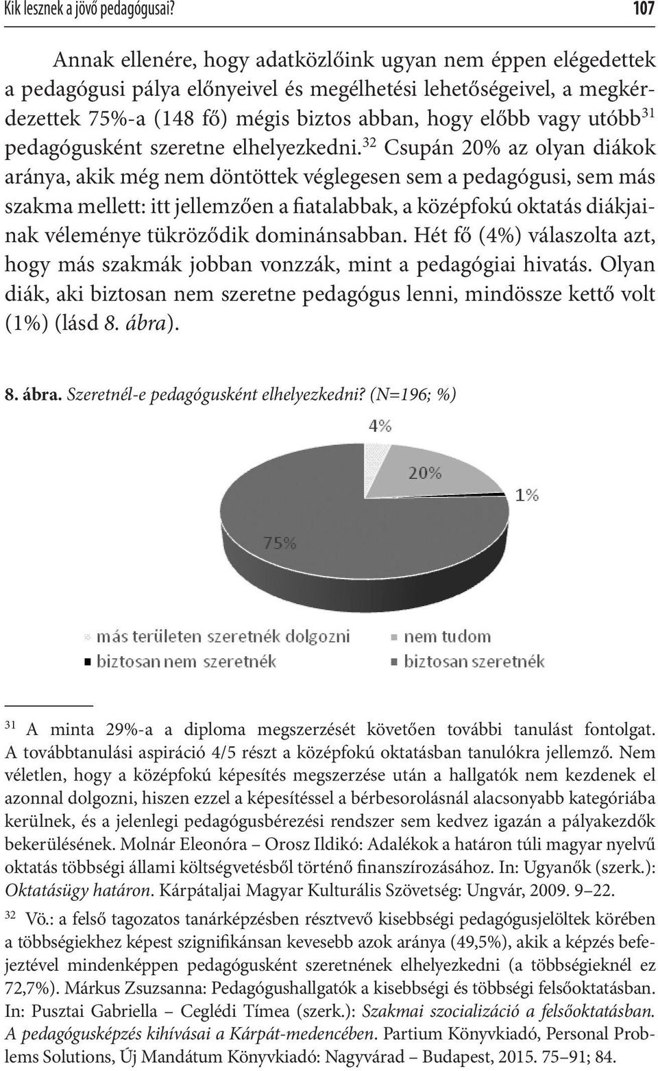 utóbb 31 pedagógusként szeretne elhelyezkedni.