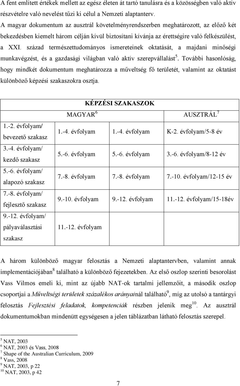 század természettudományos ismereteinek oktatását, a majdani minőségi munkavégzést, és a gazdasági világban való aktív szerepvállalást 5.