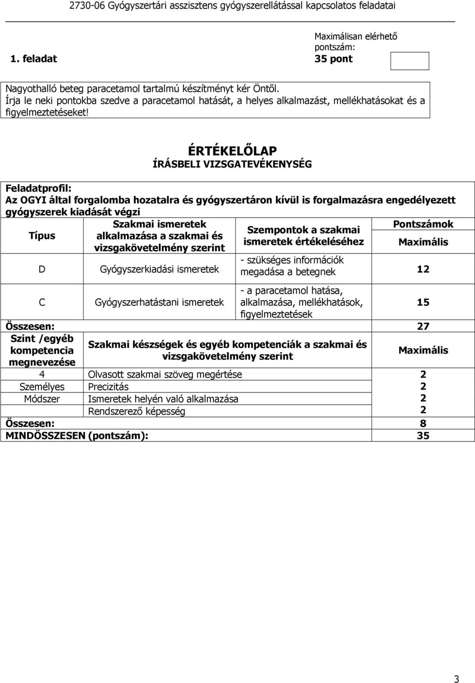 Írja le neki pontokba szedve a paracetamol hatását, a helyes alkalmazást, mellékhatásokat és a figyelmeztetéseket!